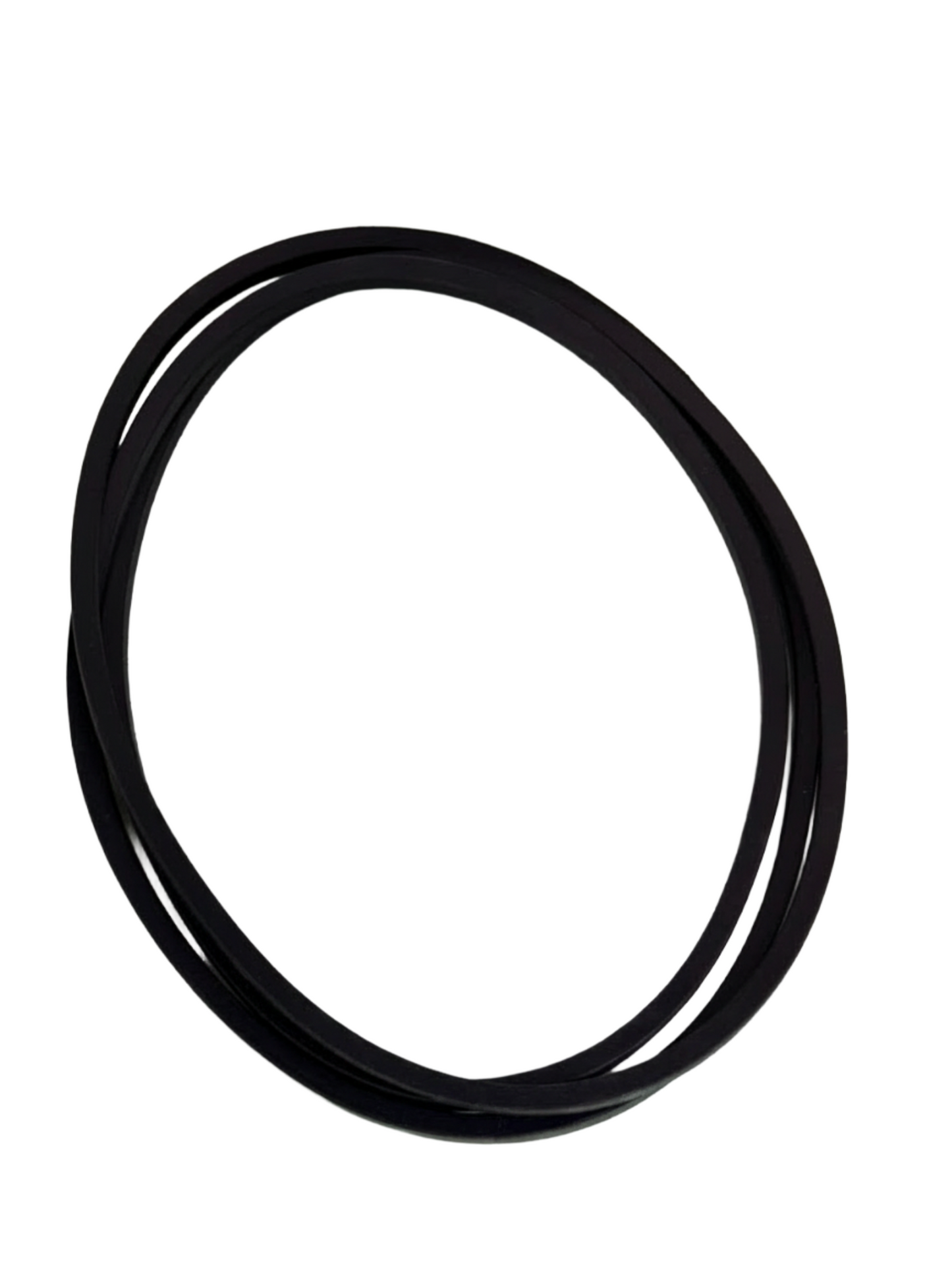 GX21833 mower deck belt alternate view on white background