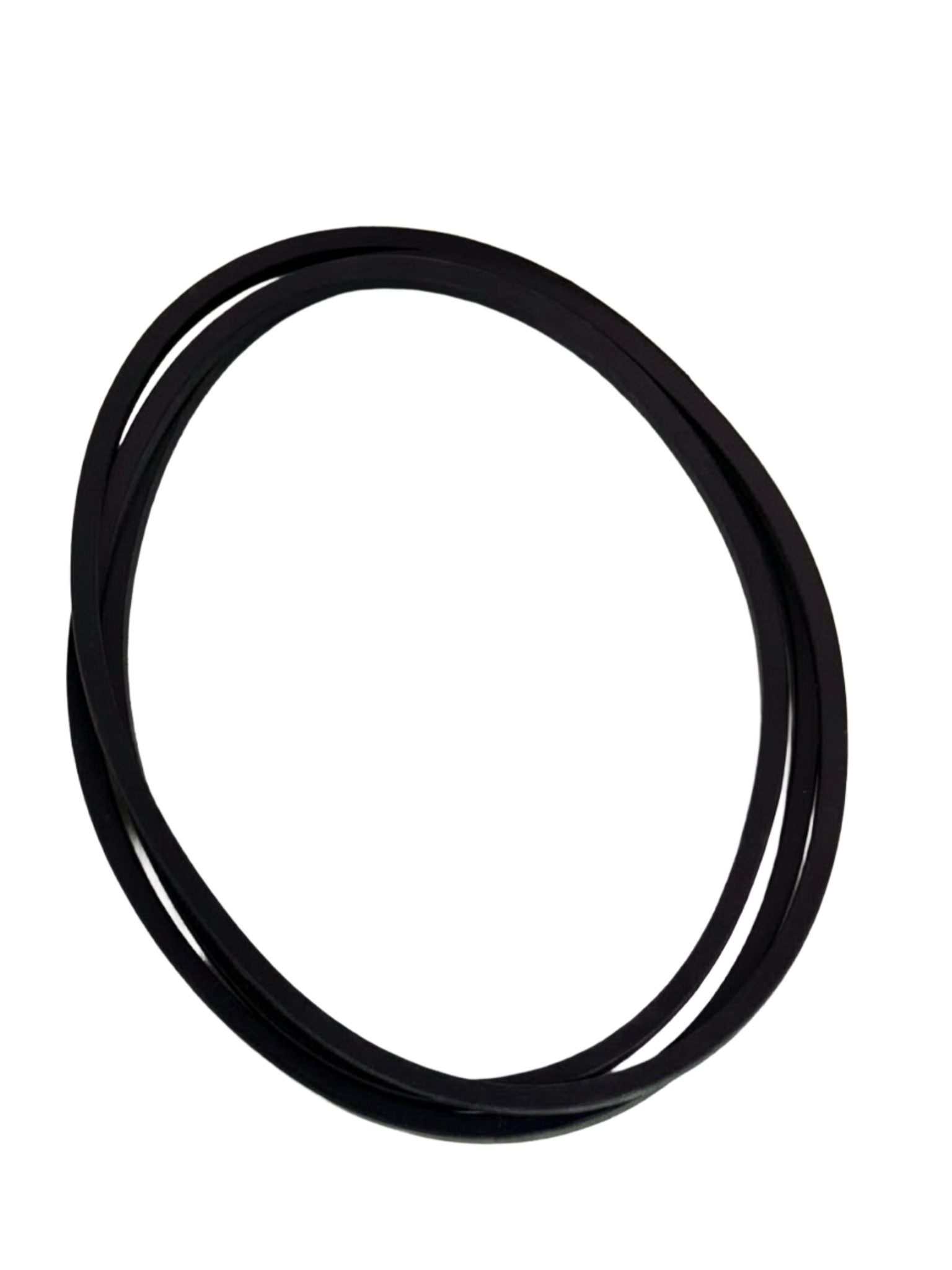 GX21833 mower deck belt alternate view on white background
