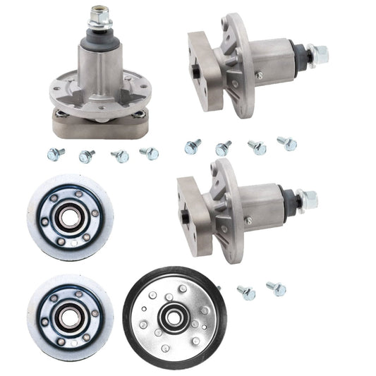 SPK24 48 inch deck spindle and idler pulley kit for John Deere Scotts Sabre