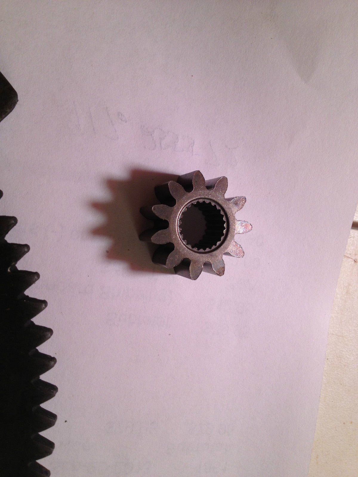MTD 717-1550F SET 941-0656A MTD White Steering Sector Gear3