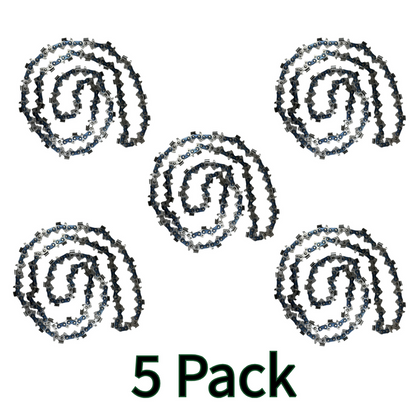 3/8 .058 72DL 5 Pack Chainsaw Chain 20" Husqvarna Jonsered Poulan Pro