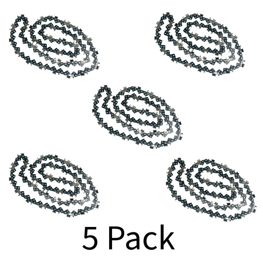 325 .058 72DL Chainsaw Chain 18" Husqvarna Jonsered Poulan Pro (5 Pack)