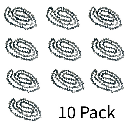 325 .058 72DL 10 Pack Chainsaw Chain 18" Husqvarna Jonsered Poulan Pro