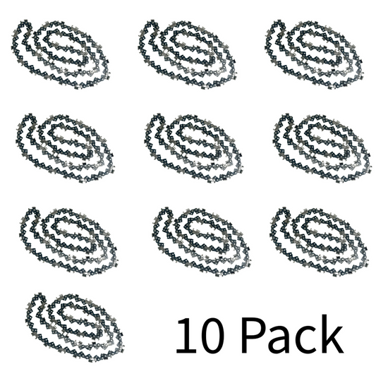 325 .058 72DL 10 Pack Chainsaw Chain 18" Husqvarna Jonsered Poulan Pro