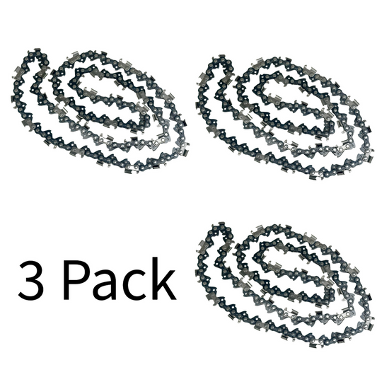325 .058 72DL 3 Pack Chainsaw Chain 18" Husqvarna Jonsered Poulan Pro