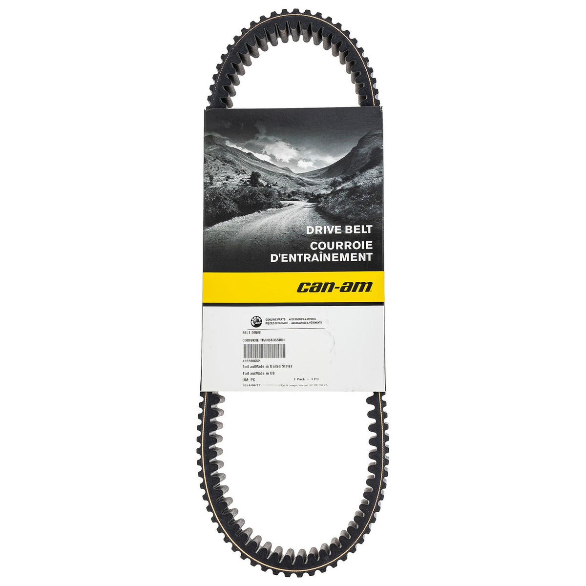 Genuine OEM Can-Am 422280652 performance CVT drive belt
