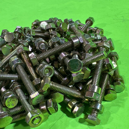 Pack of 100 Shear Pin Bolt, Nut & Spacer for Murray, Snapper 500026MA 1501216MA7
