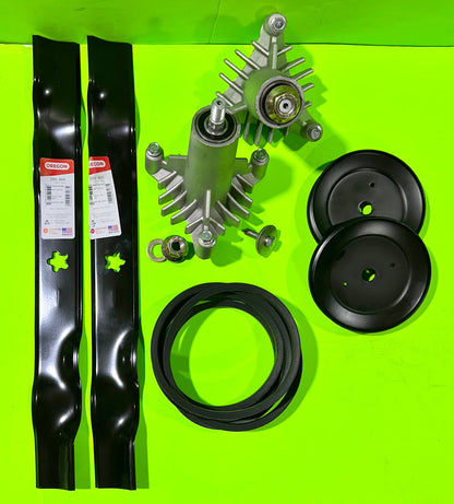 Deck Kit 42" Craftsman LT1000 2 Blades, 2 Spindles, 2 Pulleys, 1 88" Belt0