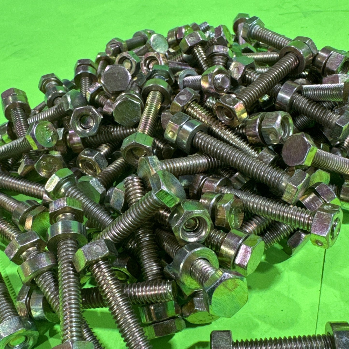 Pack of 100 Shear Pin Bolt, Nut & Spacer for Murray, Snapper 500026MA 1501216MA6