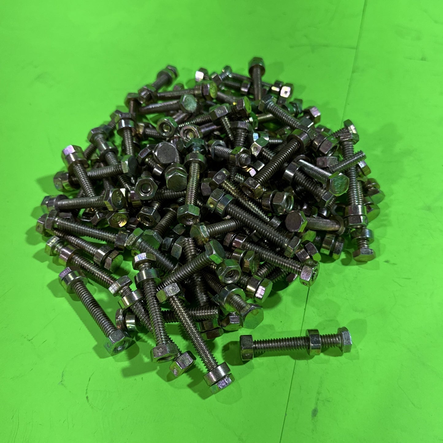Pack of 100 Shear Pin Bolt, Nut & Spacer for Murray, Snapper 500026MA 1501216MA5